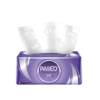 【PASEO】3層柔韌舒適抽取式衛生紙PEFC 100抽x10包x2袋