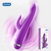 Durex Strong Vibrator Rabbit Dual-head Pulsing Vagina G-spot stimulator Dual Double Vibration Masturbation big Dildo Sex Toys