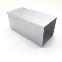 80mm*80mm*1.2mm square tube aluminum alloy hollow pipe rectangle straight duct vessel 100/200/300/400/500/550mm length
