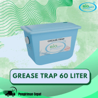Grease Trap 60 Liter - Biru, Penyaring Lemak, Grease Trap