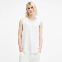 【ALLSAINTS】MADISON 棉質寬鬆無袖背心-白 MD140Y(舒適版型)