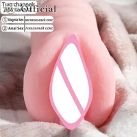 Sex Tooys For Men 3D Silicone Sex Doll Ass Pussy For Man Male Masturbation For Man Realistic Rubber Vagina Anus Adults Sex Goods