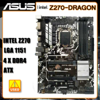 LGA 1151 Motherboard DDR4 Intel Z270 Asus Z270-DRAGON Motherboard DDR4 64GB SATA3 pciex16 m.2 ATX Core i5-6500 cpus