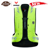 DUHAN New Motorcycle Air-bag Vest Motorcycle Jacket Moto Racing Professional Advanced Air Bag System Motocross Protective Airbag