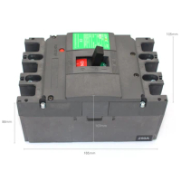 2021 safe and save time 3P Molded case circuit breaker MCCB with module box installed both shunt release and Auxiliary contact