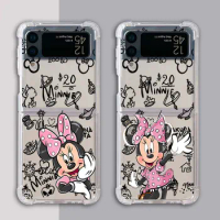 Disney Mouse Disney Minnie Cute for Samsung Galaxy Z Flip 4 zflip Z Flip5 Z Flip 3 5G ZFlip3 Clear Soft Air Cover
