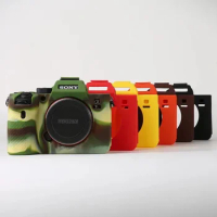 Silicone Rubber Camera Bag Case For Sony Alpha A7R4 A7RIV Soft Body Protective Cover