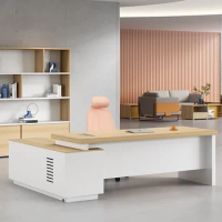 Boss desk simple modern large class desk single president desk manager desk boss desk office desk chair combination