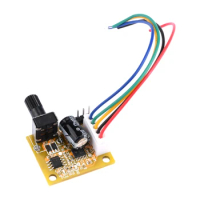 DC 15W BLDC Three-phase Brushless Hall Motor Drive Module 5V-12V DC Motor Governor with 5PIN cable Motor Drive Board