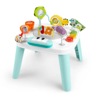 【Fisher price 費雪】趣味學習三合一遊戲桌(跳跳椅/寶寶跳/練習站立/彌月禮)