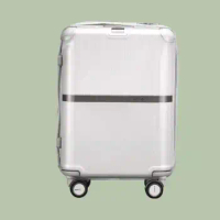 Clear PVC Cover For Samsonite HH5 Suitcase Protector Case With Zipper Thicken PVC Not Include Luggage
