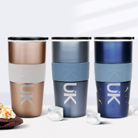 【IKUK 艾可】真陶瓷保溫杯600ml(附提袋/咖啡隨行杯/直飲杯/環保杯)