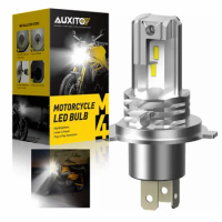 AUXITO H4 LED Motorcycle Headlight Bulb for Honda vtr firestorm cb 100 nc750x 6000K Hi/Lo Super Bright HB3 9005 H4 LED Headlamp