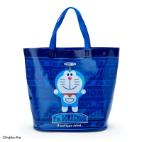 【震撼精品百貨】Doraemon 哆啦A夢 水手提包/透明防水包-LOGO*47402 震撼日式精品百貨