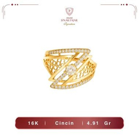 Cincin Emas Flash Petir 16K Terbaru - Sinar Fajar