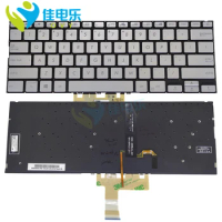 US Laptop Backlit Spanish Keyboard English For ASUS Vivobook S14 S432 S432FL S432FA X432FL X432FA K432 Keyboards 0KNB0-212GUS00