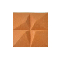 3D Polyester Panel Sound Absorbing Board High Density Beauty House Decoration New Design
