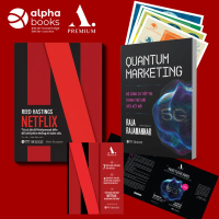 Sách Combo: Quantum Marketing + Netflix (2 Cuốn Kèm Sổ Tay Netflix + Mastercard + 5 Postcard) - Alph