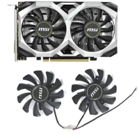 New GTX1650 GPU Fan 75MM HA8010H12F-Z for MSI GEFORCE GTX 1650 Super Ventus XS Graphics Card Fan