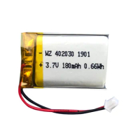 402030-180mAh Bluetooth driving recorder automotive supplies high temperature 3.7V rechargeable poly