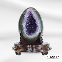 【SUMMER 寶石】5A頂級天然烏拉圭紫水晶恐龍蛋3.1KG(A40)