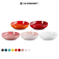 【Le Creuset】瓷器輕虹霓彩系列深圓盤 25cm(9色選1)