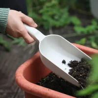 Multifunctional Soil Scoop Thickened Ergonomic Food Scooper Shovel Home Gardening Tools Lightweight for Transplanting Planting
