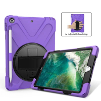 For iPad 9.7 inch 2017 Hybrid case shock proof Cover With Pen holder For iPad 5 6 9.7" 2018 Shell Casing Protection
