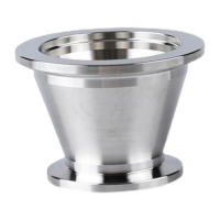 KF50 KF25 Vacuum Tapered Reducer,304 Stainless Steel for KF Vacuum Pipe Fittings