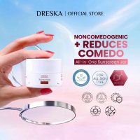 OILY FREE SUNSCREEN DRESKA krim wajah sunblock glowing BPOM Perawatan Mencerahkan Facial Pencerah Wa