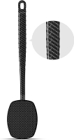 New Carbon Fiber Silicone Back Scrubber for Shower Back Shower Brush with Long Handle Back Scrubber