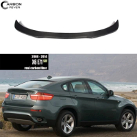 Pro Style CF Spoiler Fit For BMW X6 2008 - 2014 (E71 E72), UV Cut, Fitment Guaranteed, High Gloss Finished