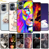 TPU Print Cover For OnePlus Nord N20 Case Silicone Soft Lion Phone Covers For OnePlus Nord CE 2 Lite 5G Cases One Plus Nord 2T
