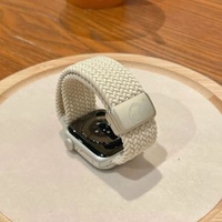 適用小米9Pro耳機小狗編織磁吸錶帶iWatchS11紅米654通用華為FIT4星光色（不含手錶）適用：蘋果42MM（ S10-11代）