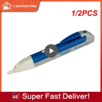 1/2PCS 220V Voltmeter Voltage Probe Volt Meter Power Detector Current Tester Pen Non-Contact Socket Wall Electric Indicator
