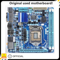 For GA-H55N-USB3 H55N-USB3 Motherboard LGA 1156 DDR3 8GB For Intel H55 P7H55 Desktop Mainboard SATA II PCI-E X16 Used AMI BIOS