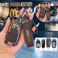 เคสกุญแจรีโมทรถยนต์ วัสดุโลหะผสมสังกะสี สำหรับ Audi A1, A3, A4, B9, A5, A6, C7, Q3, Q5, Q7, TT, Audi