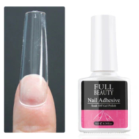 8ml Nail Tips Glue Gel 3 in 1 Base Coat False French Fake Nails Glue Stick Rhinetones Diamond Adhesive Polish Manicure FB1870