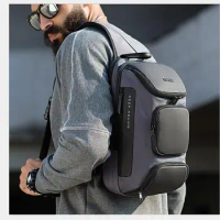 KAKA Brand Men backpack Bags chest bag men Shoulder bags USB Charge Cross body Bags Chest pack canvas backpack bag for men