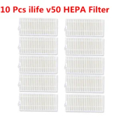 10 pcs Vacuum Cleaner Filters ilife v50 HEPA Filter for ilife v50 Vacuum Cleaner Parts