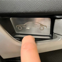 For Chevrolet 2008-2017 CAPTIVA Interior Door Handle Bowl decoration trim Cover Sticker Car Accessories