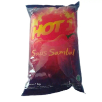 Saus Sambal HOT1 1kg - Saus Sambal HOT 1 BANTAL 1000gram