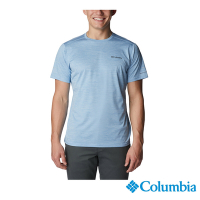 Columbia 哥倫比亞 男款-涼感快排短袖上衣-藍色 UAO35610BL / S23