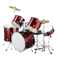 HUASHENG 5 piece Full Size drum set professinal wholesale drum set musical instrument drum kits