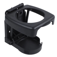 Black Plastic Folding Car Truck Drink Cup Can Bottle Holder Stand