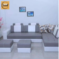 IDEA - Sofa L Minimalis/ kursi Sofa Ruang Tamu Kecil / Sofa Ruangan