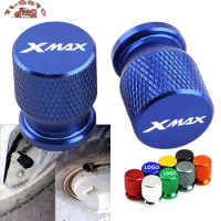 Fit For Yamaha XMAX 125 250 300 400 X-MAX X-MAX125 2014-2023 CNC Wheel Tire Valve Stem Caps Covers Motorcycle Tire Valve Caps