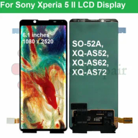 6.1'For Sony Xperia 5 II LCD Display Touch panel Digitizer Assembly For Sony Xperia 5 II display XQ-AS52, XQ-AS62, XQ-AS72 lcd