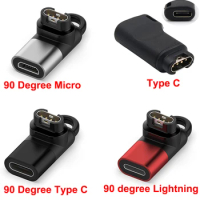 USB C Female to 4pin Charge Converter for -Garmin Fenix 5/5S/5X/6 Forerunner 45/45S/245/245M/935 Smart Watch
