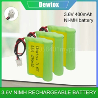3.6V AAA 400mah Rechargeable Ni-Mh Battery pack with Plugs cell for toys emergency light cordless phone Cell Remote Control Car